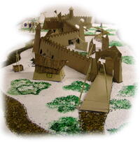 Modell Stadtmauer