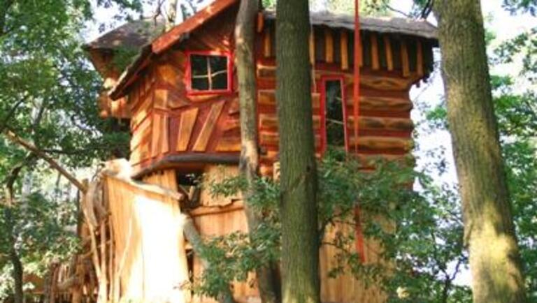Abenteuer-Freizeitpark Kulturinsel Einsiedel Baumhaus-Hotel Holzgestaltung Bergmann