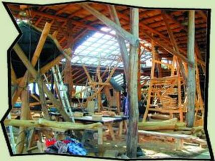 Holzwerkstatt, Produktion in der Künstlerischen Holzgestaltung Jürgen Bergmann