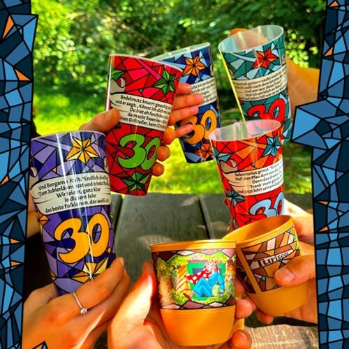 Schaut ihr lieben Festivalgäste was wir neues für euch haben! 2 Kaffeebecher mit Babadoro und Bergamo als Motiv, sowie...